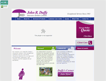 Tablet Screenshot of johnduffyinsurance.com